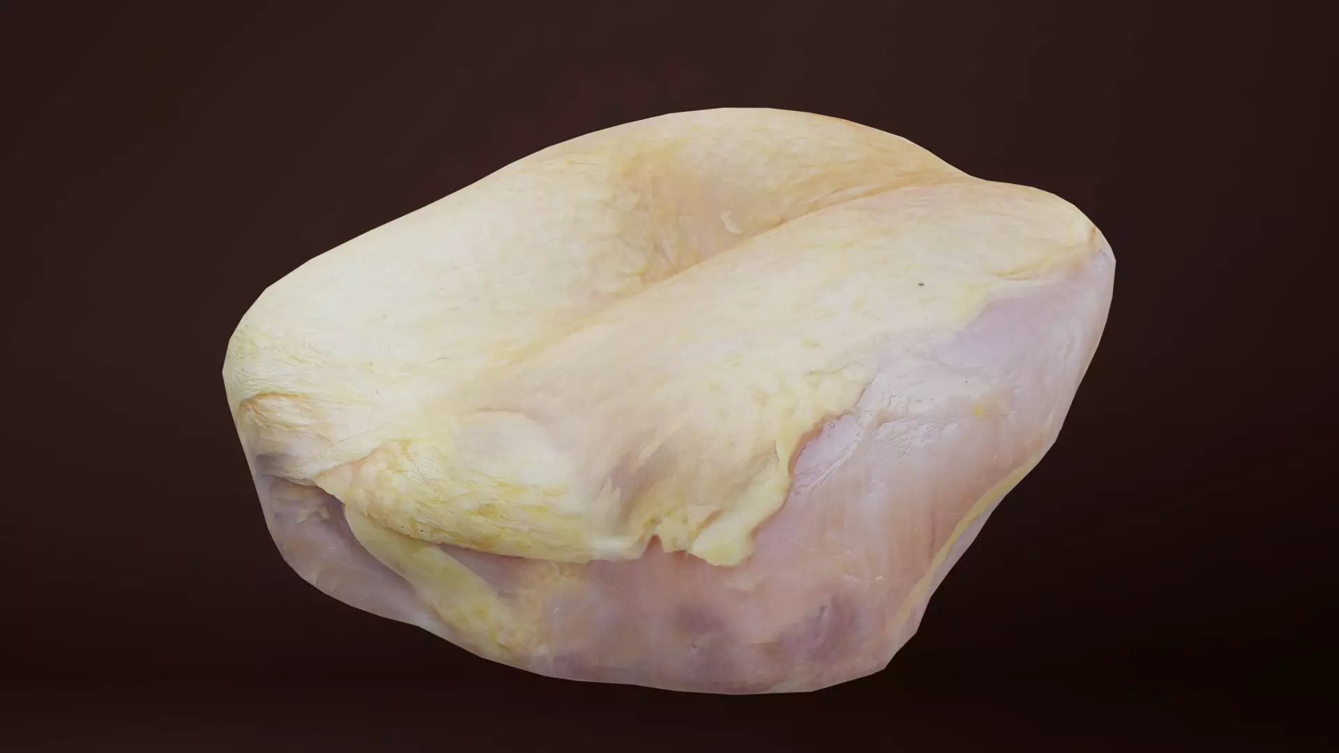 piece of chicken Low-poly 3D model