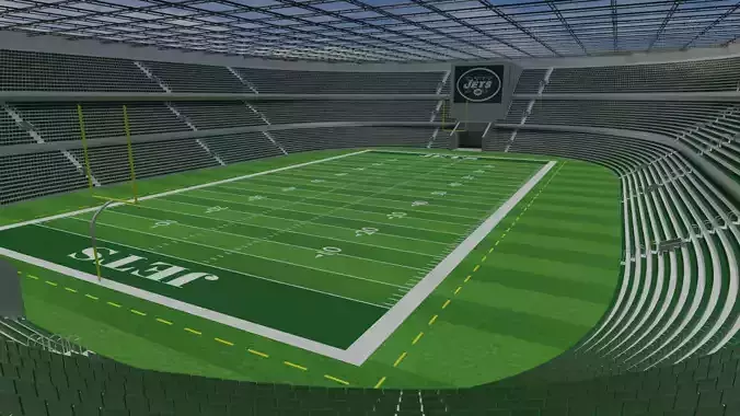 New York Jets - American Football Stadium Low-poly 3D model