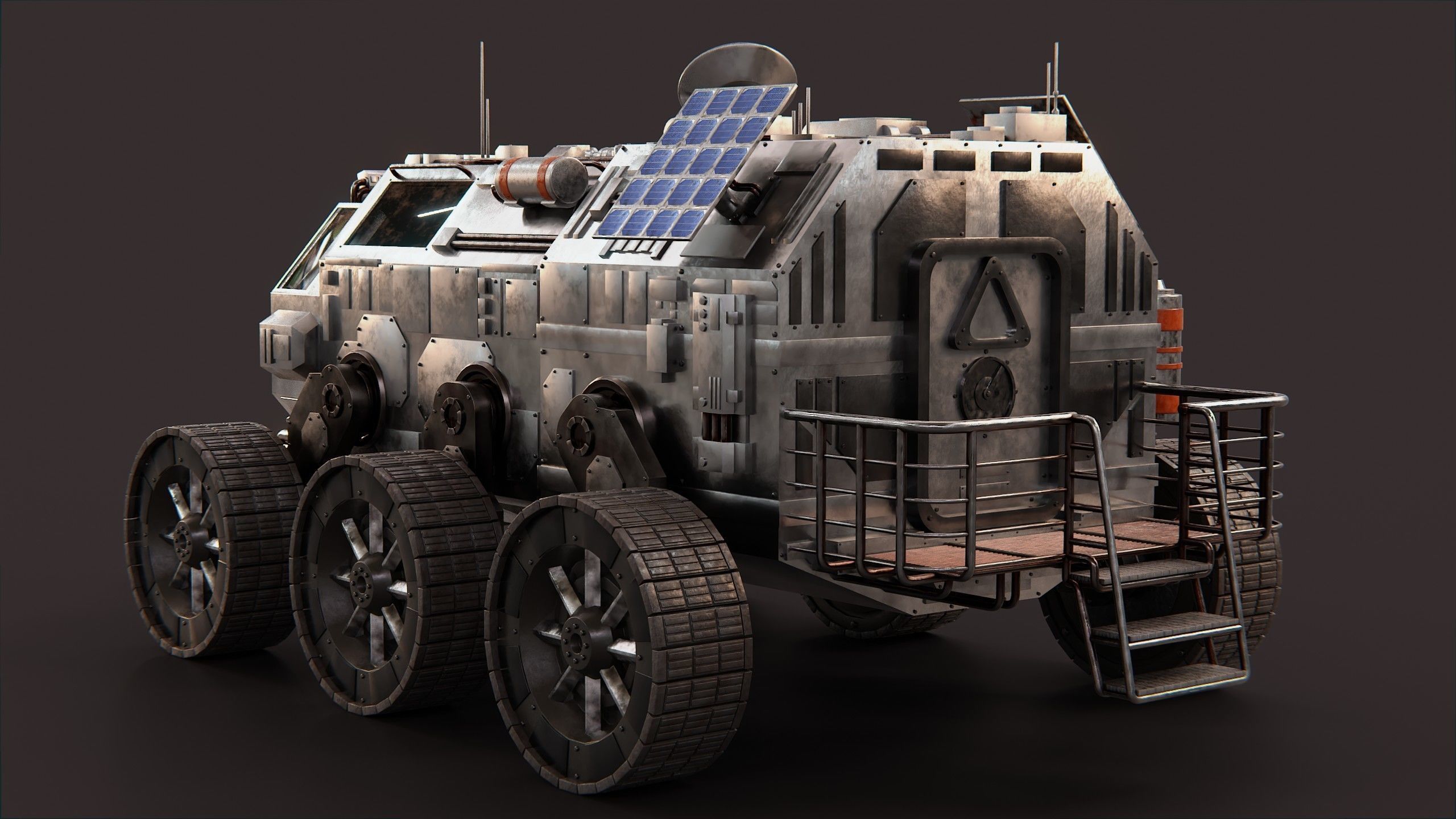 Mars Rover - Blender 3D model_6