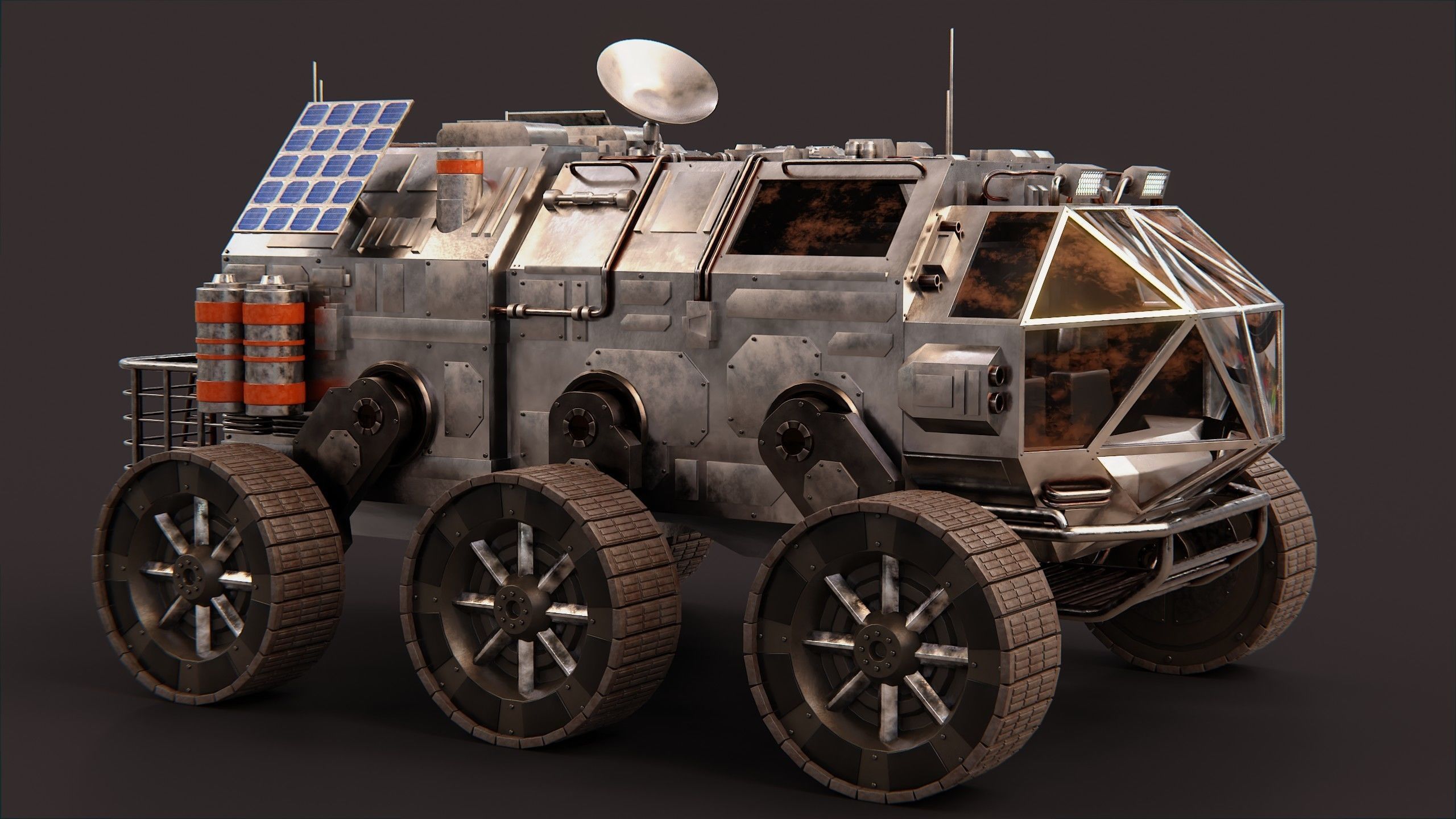 Mars Rover - Blender 3D model_5