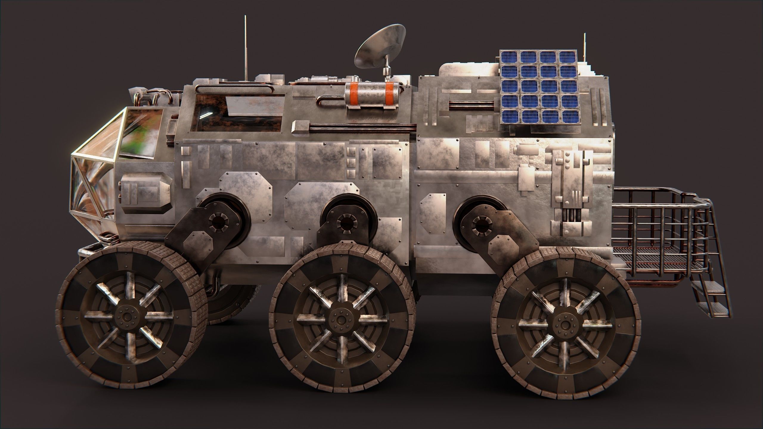 Mars Rover - Blender 3D model_2