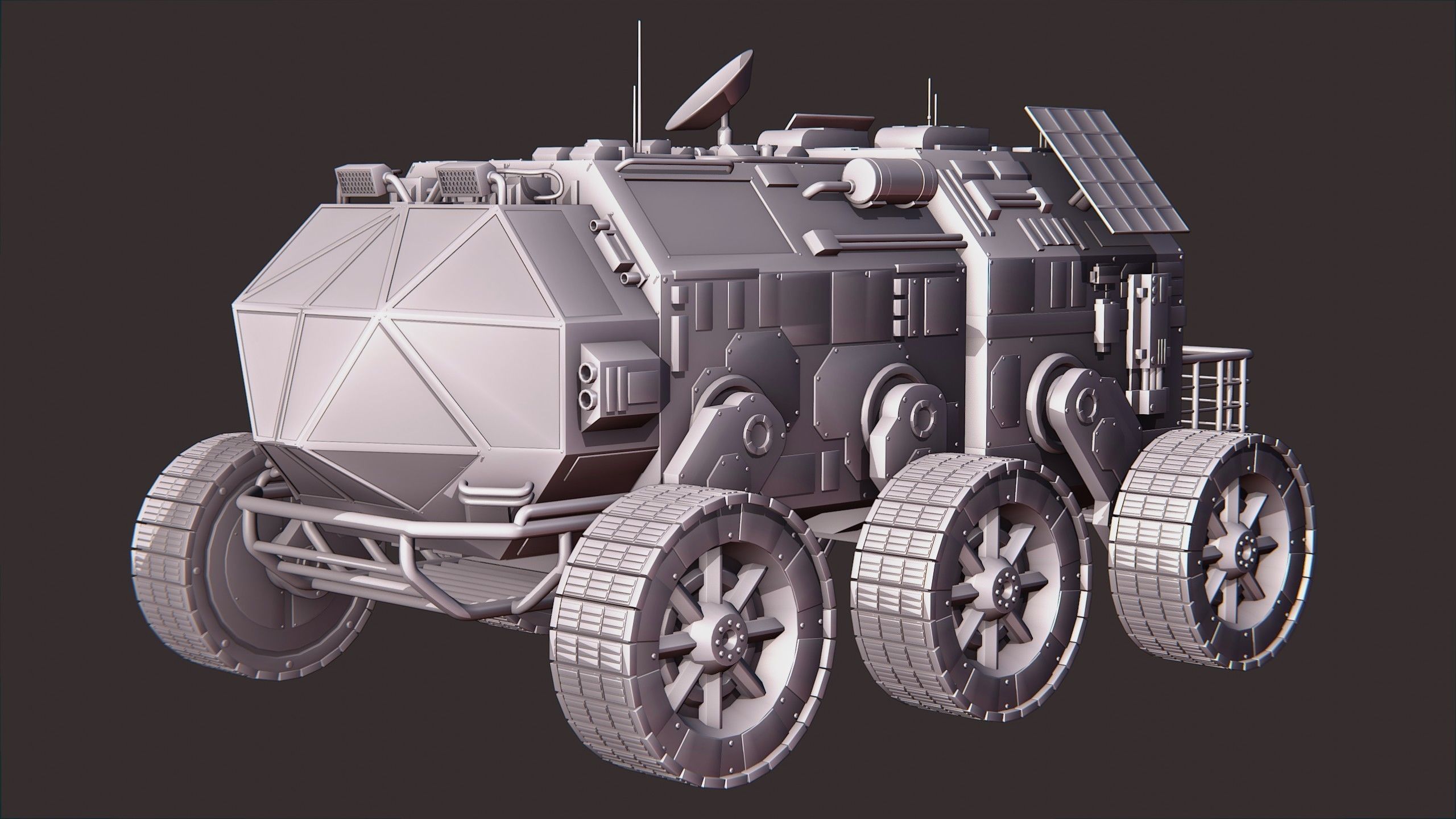 Mars Rover - Blender 3D model_11