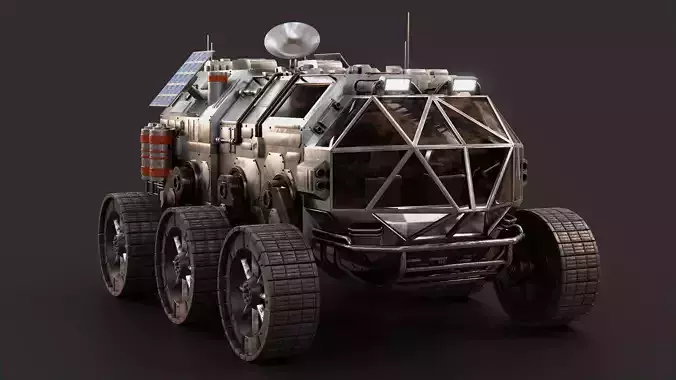 Mars Rover - Blender 3D model