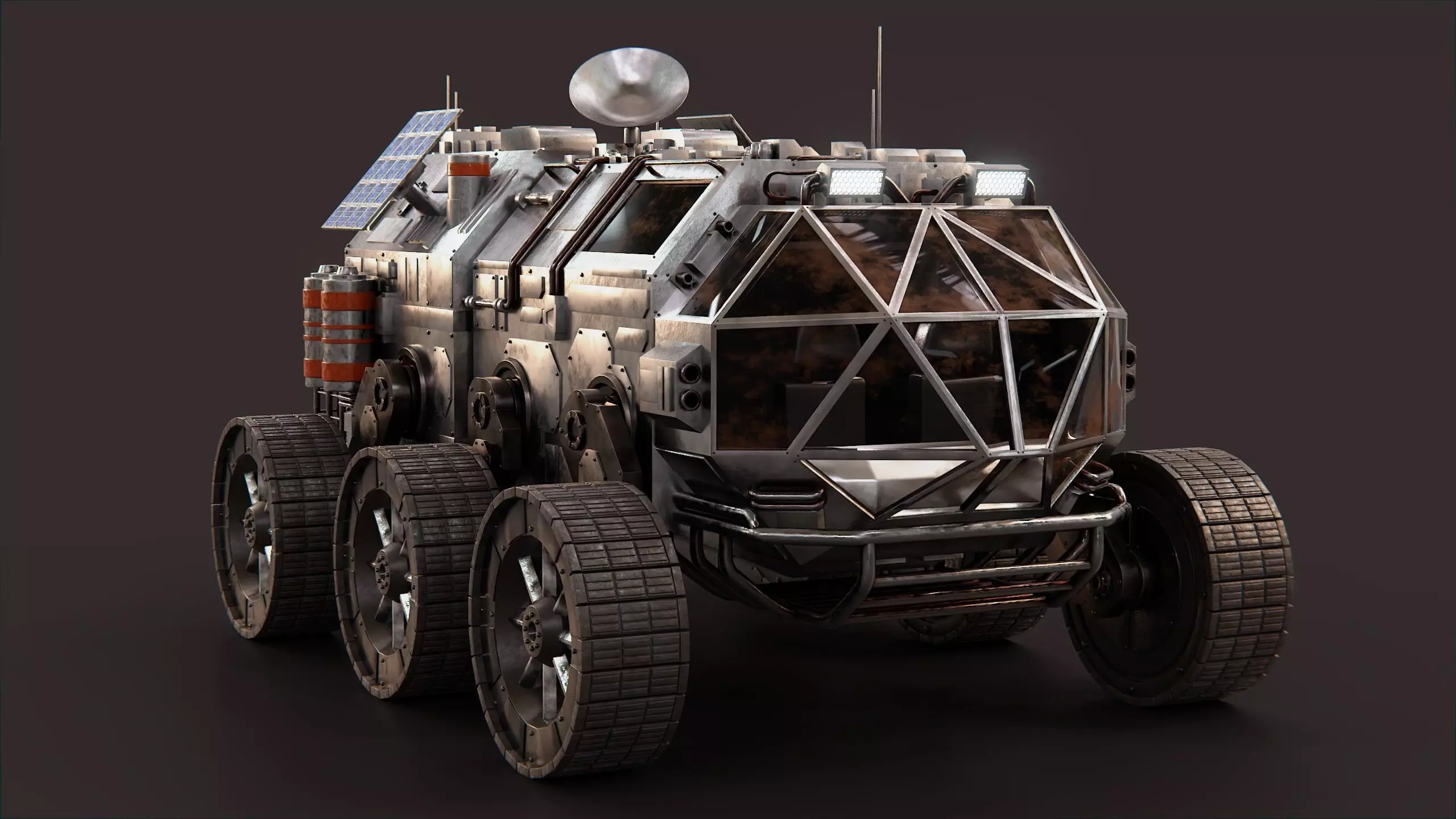 Mars Rover - Blender 3D model_0
