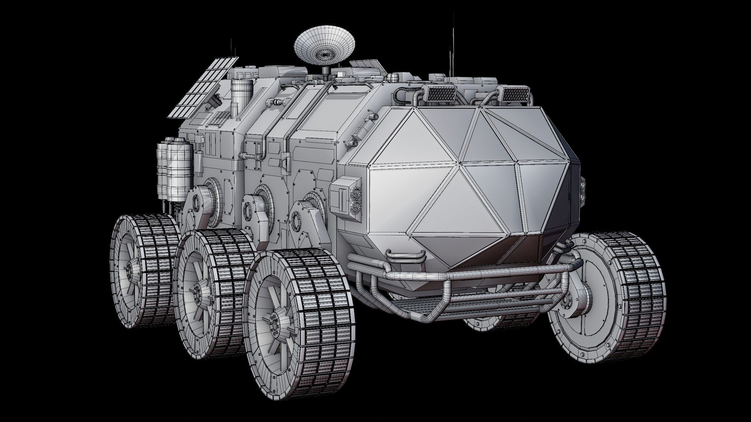 Mars Rover - Blender 3D model_13