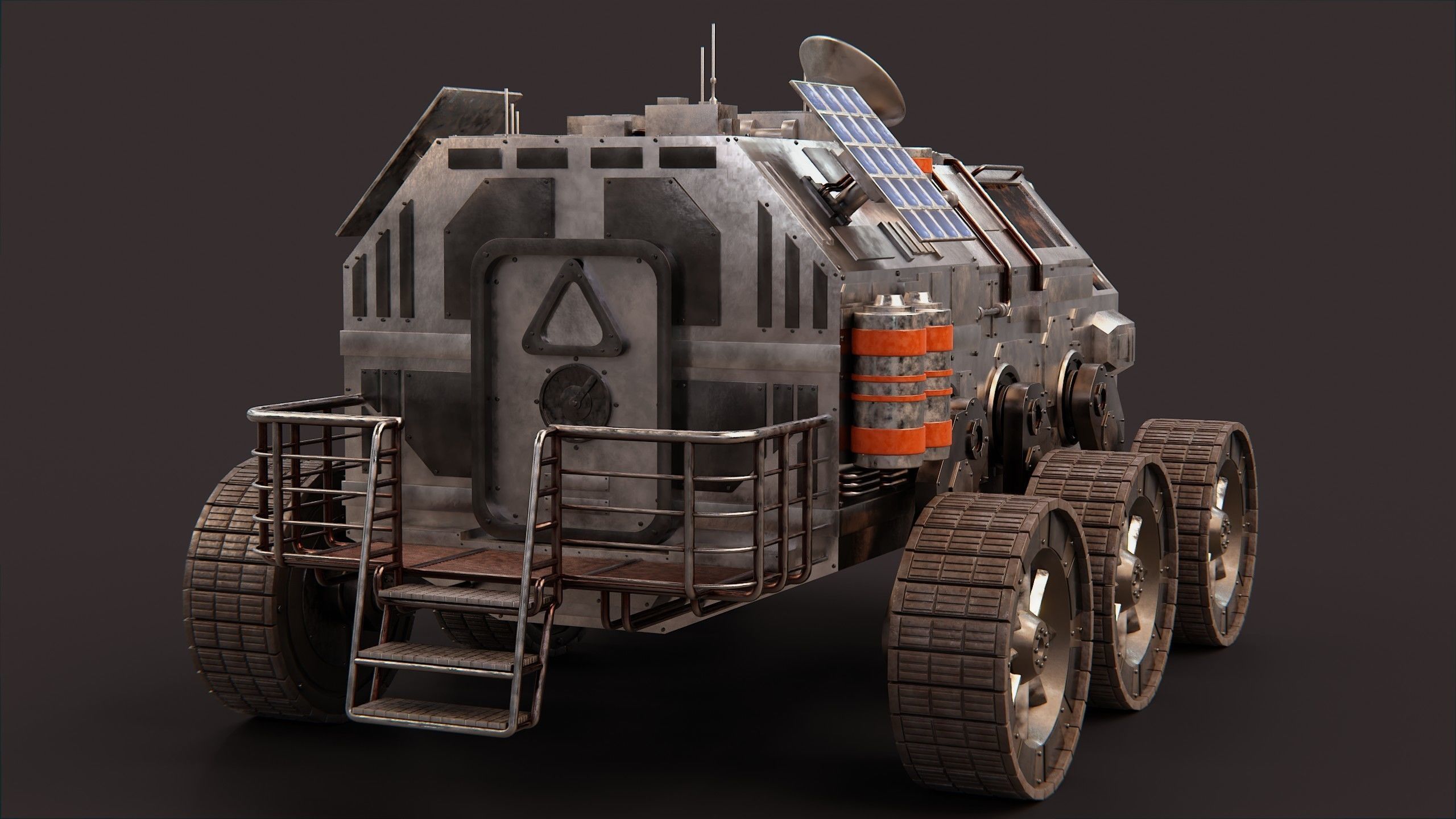 Mars Rover - Blender 3D model_4