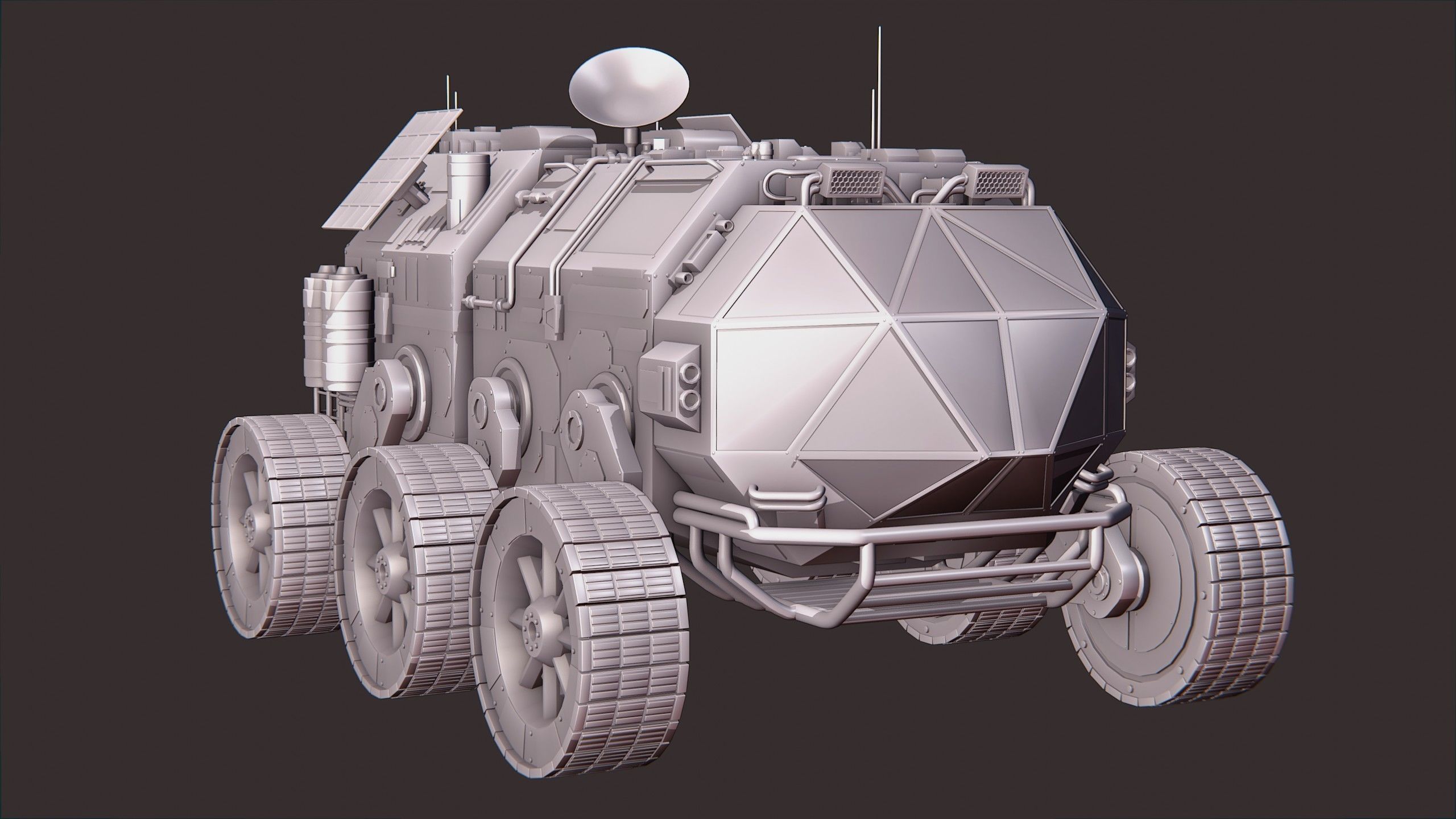 Mars Rover - Blender 3D model_7