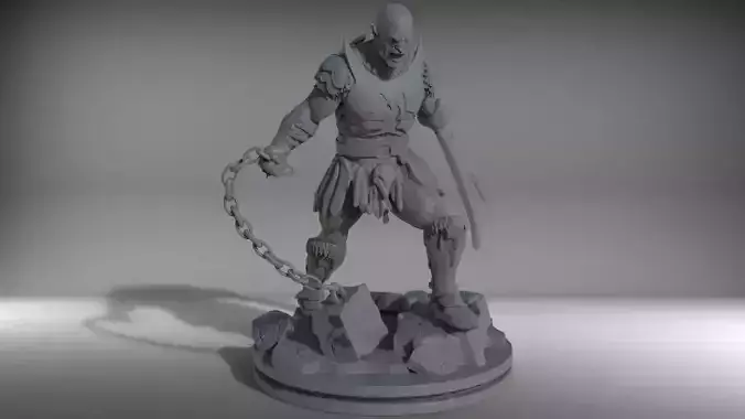 AZOG HOBBIT ORC 3D print model