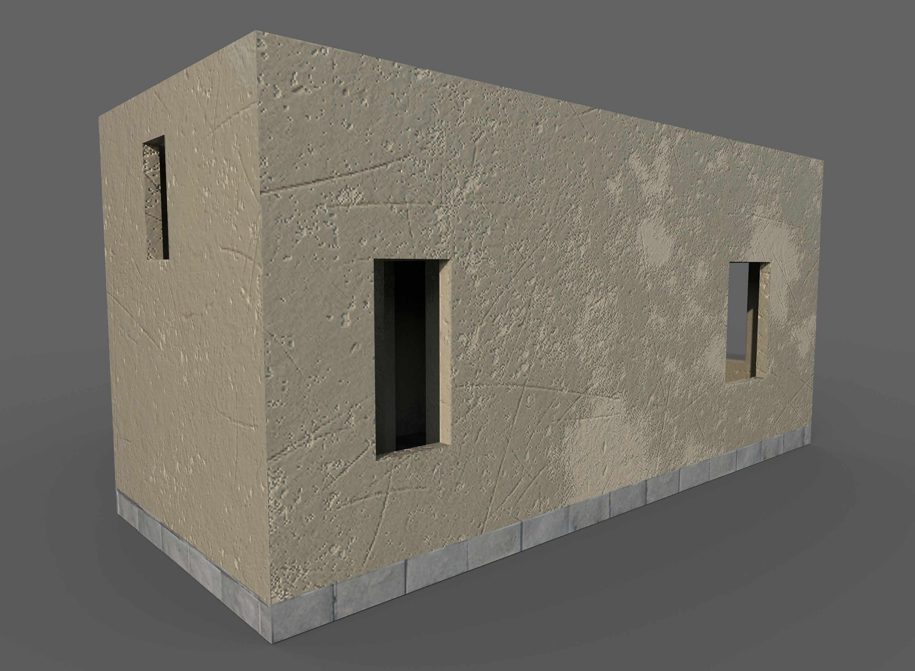Game Building With PBR texture and Low-poly 3D model_3