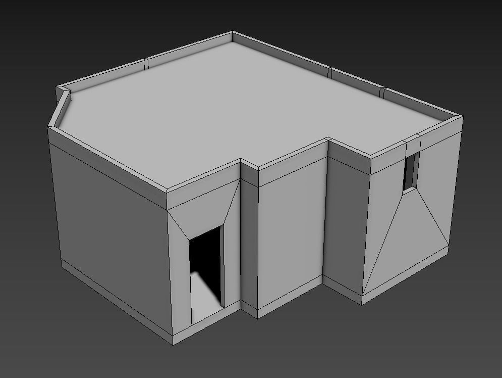 Game Building With PBR texture and Low-poly 3D model_10