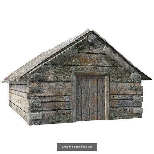 package  of 14 Wooden old damaged houses building as1da1rf1 3