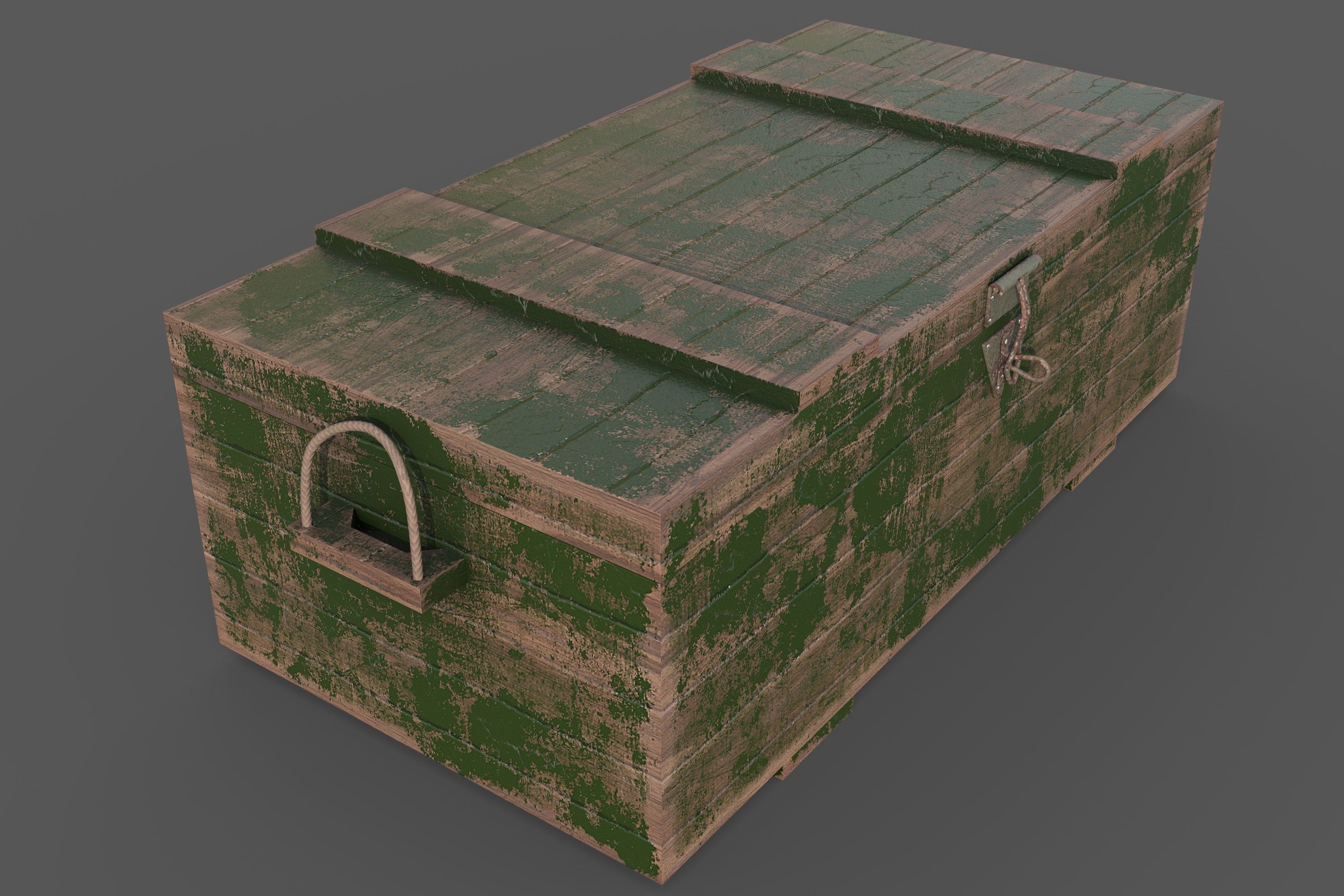 Game Props Box With PBR texture and Low-poly 3D model_6