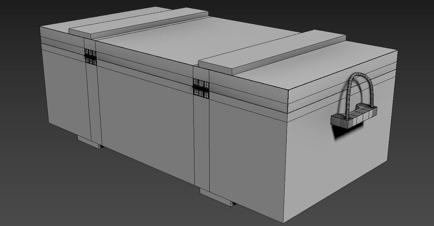 Game Props Box With PBR texture and Low-poly 3D model_8