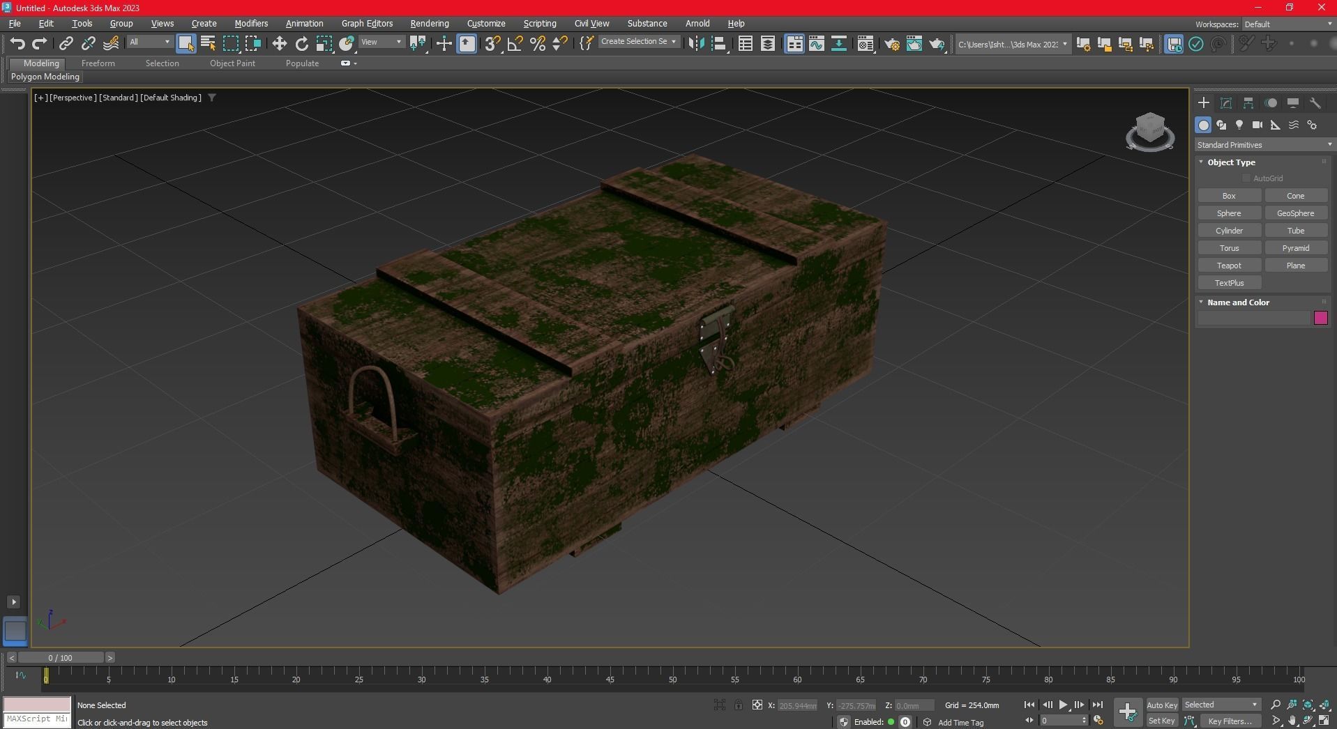 Game Props Box With PBR texture and Low-poly 3D model_11