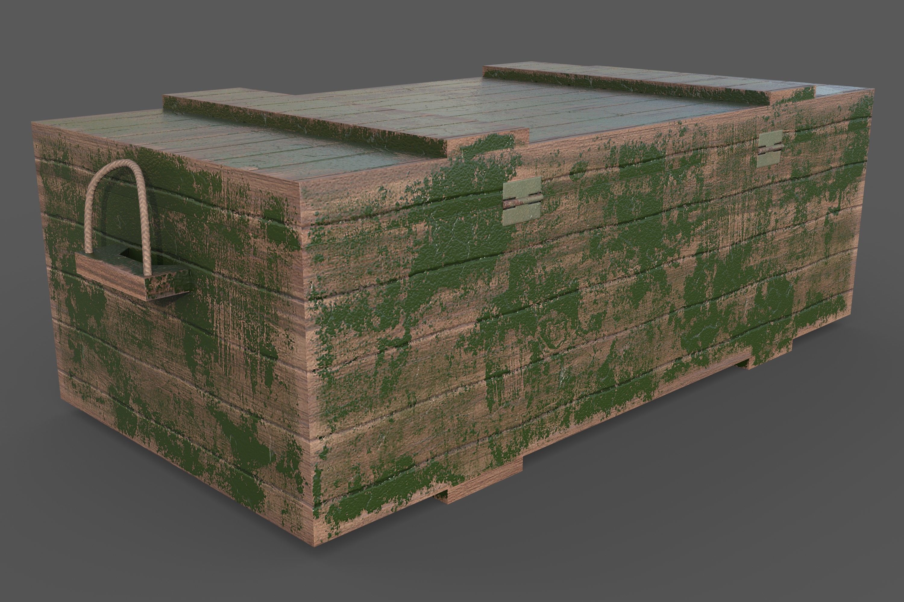 Game Props Box With PBR texture and Low-poly 3D model_2