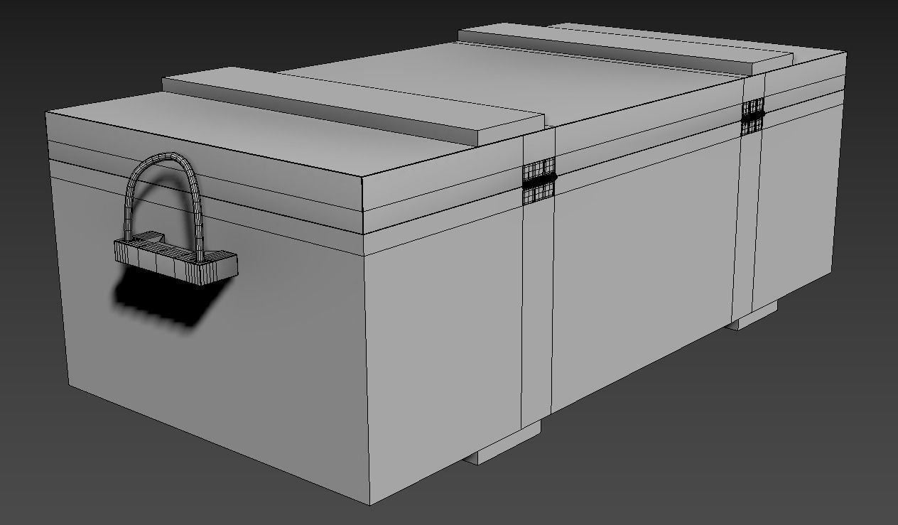 Game Props Box With PBR texture and Low-poly 3D model_3