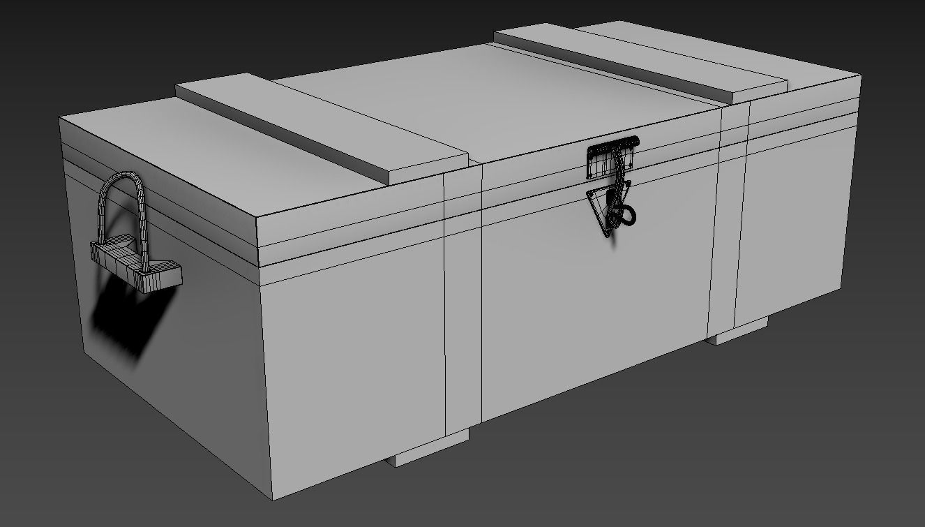 Game Props Box With PBR texture and Low-poly 3D model_7