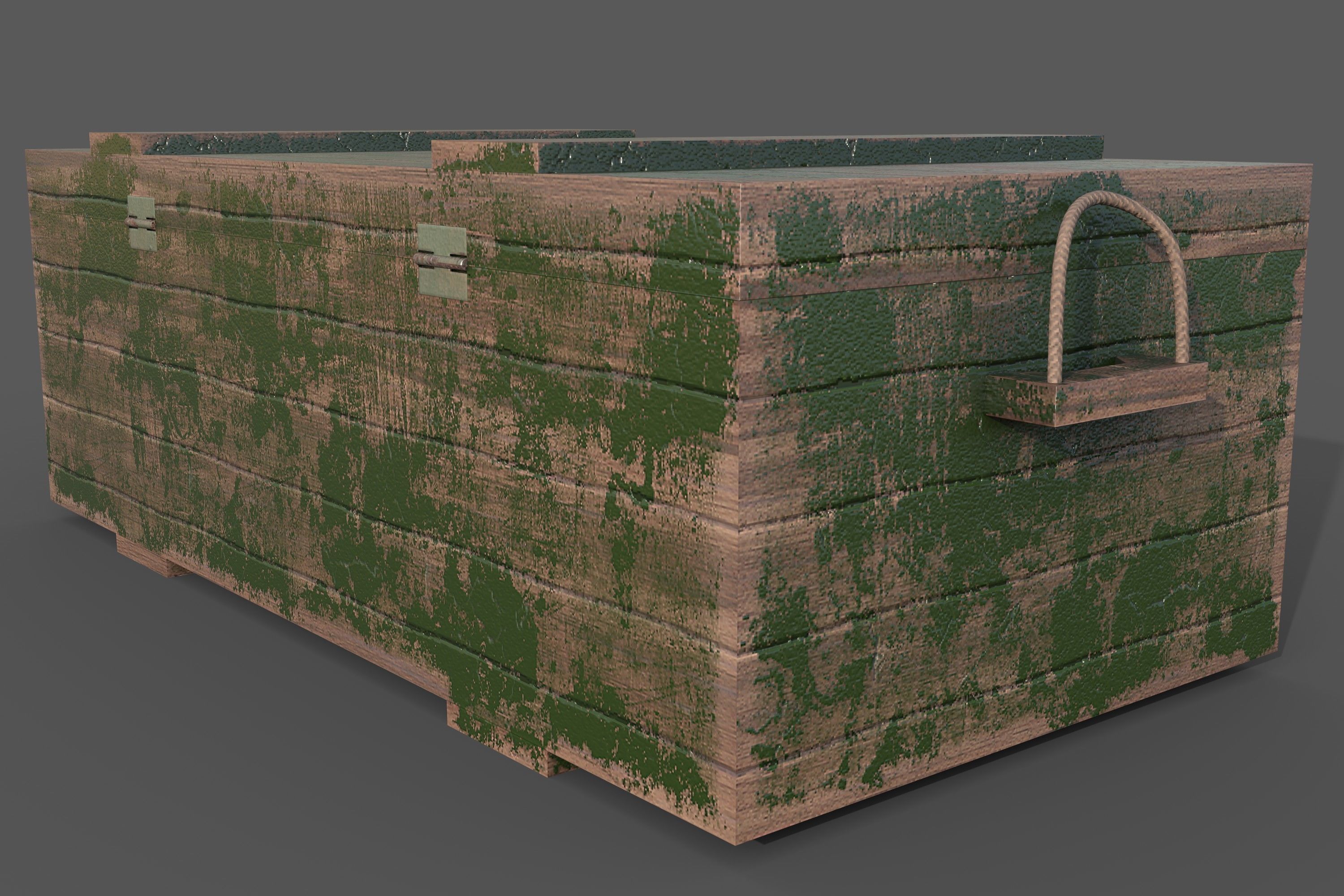 Game Props Box With PBR texture and Low-poly 3D model_4