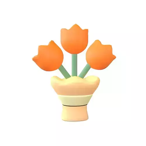 Flower Bouquet Icon v1 004