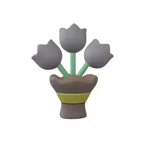 Flower Bouquet Icon v1 006