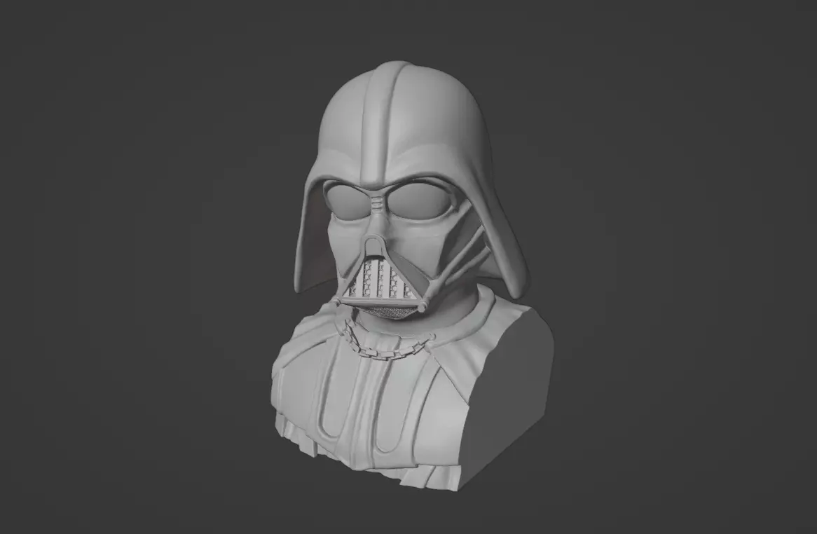 Darth Vader Keycap 3D print model_0