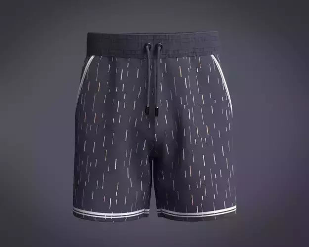 Mens Short Pant-AOP