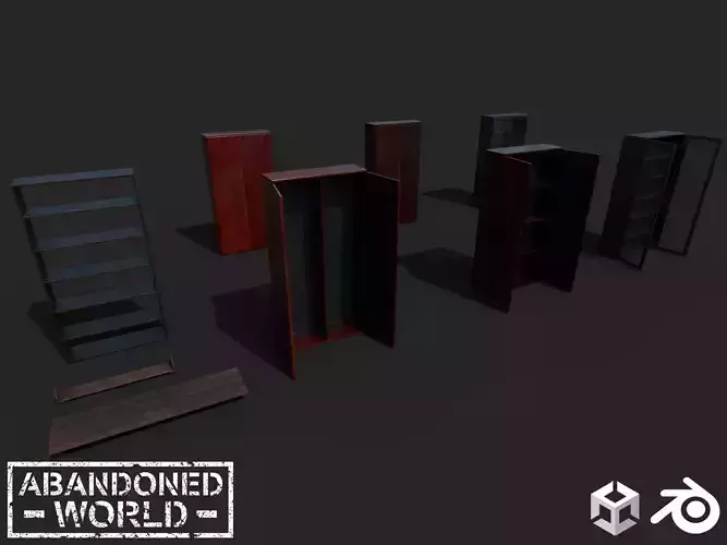 Set of Old Soviet Cabinets