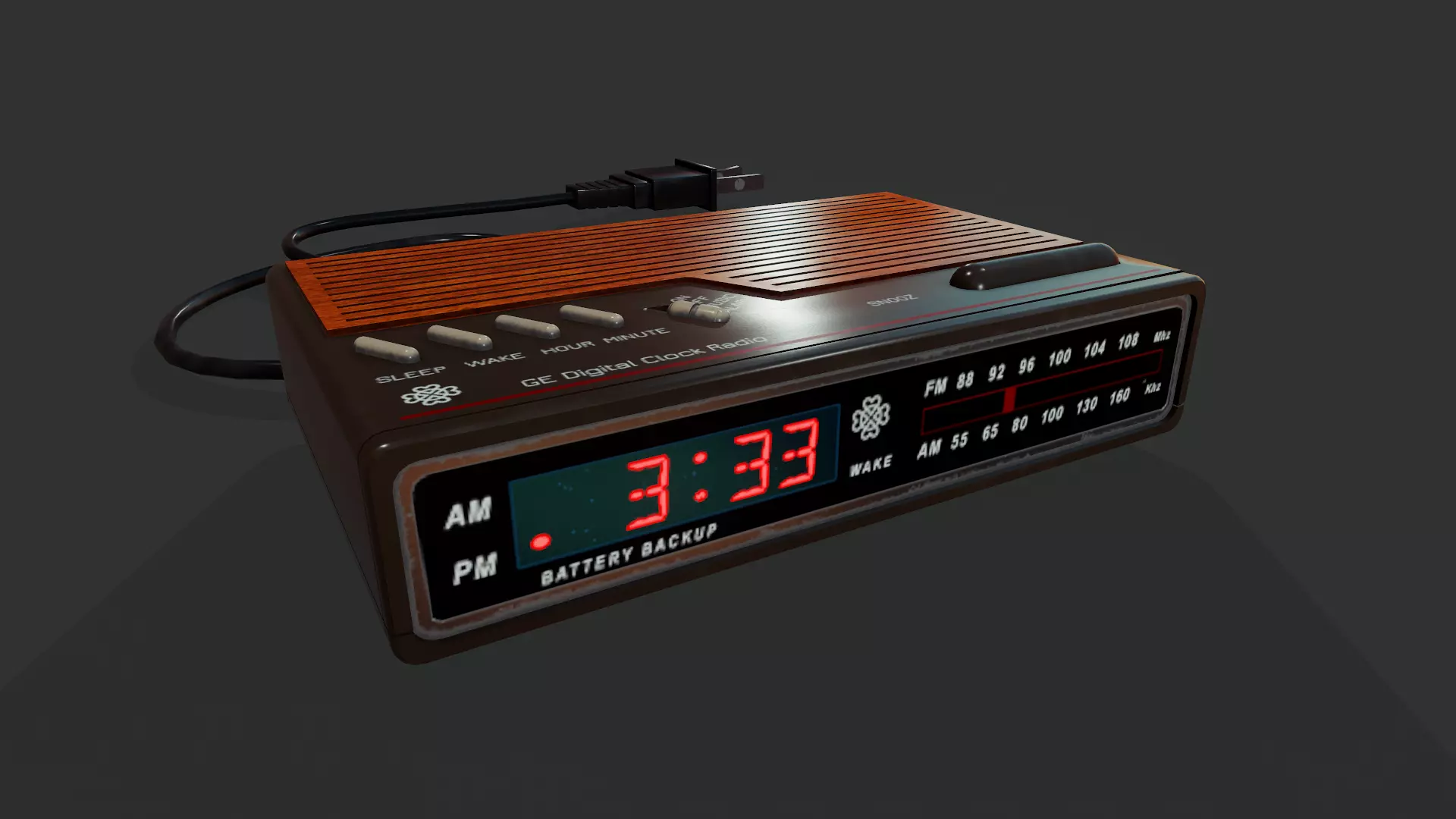 Vintage Radio - Tutorial Included Low-poly 3D model