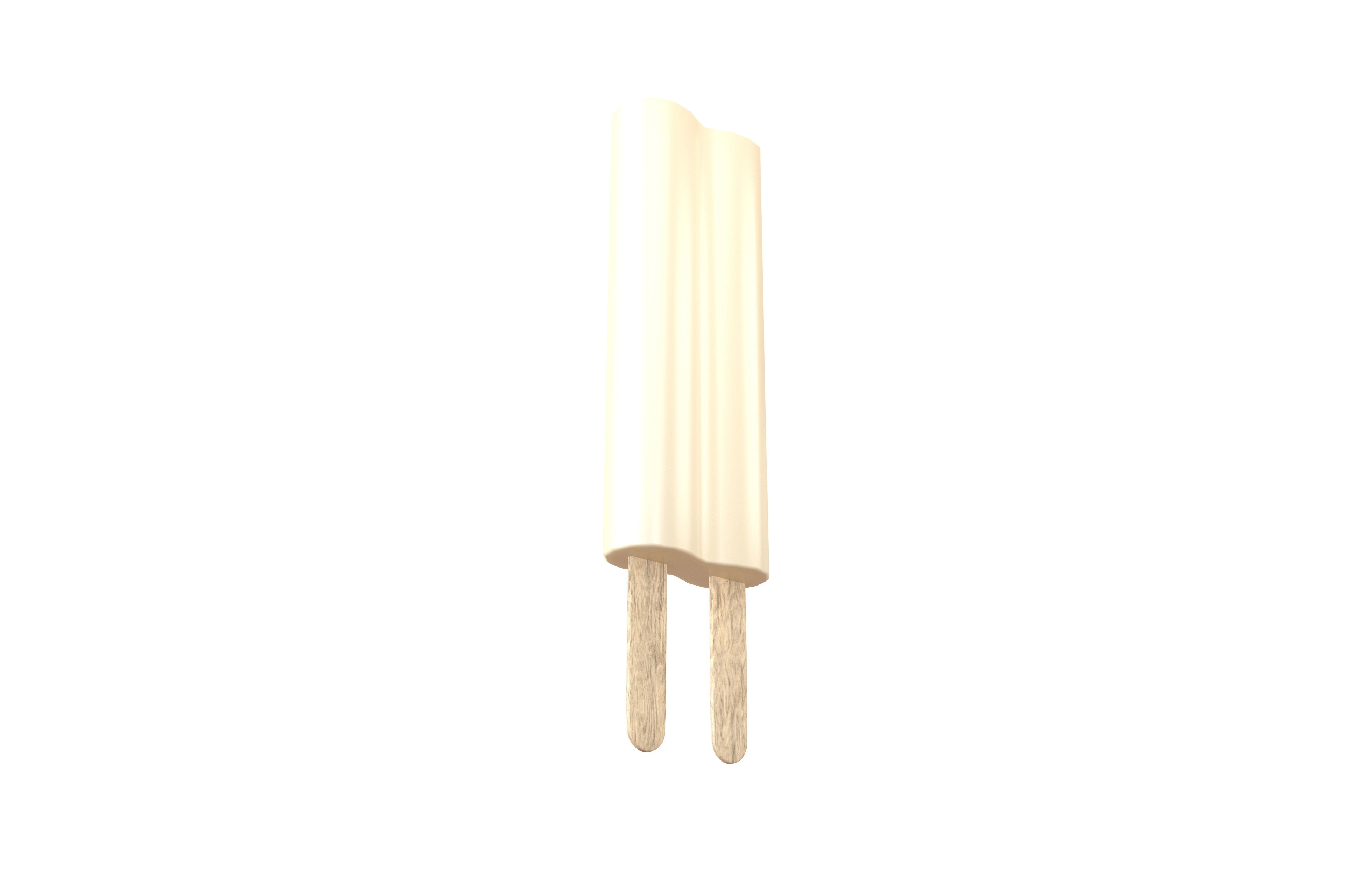 Double Popsicle v1 002 Low-poly 3D model_3