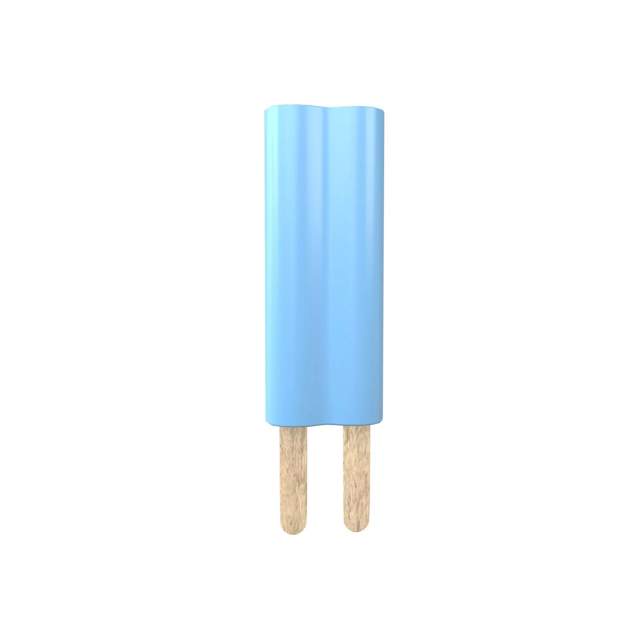 Double Popsicle v1 003 Low-poly 3D model_0