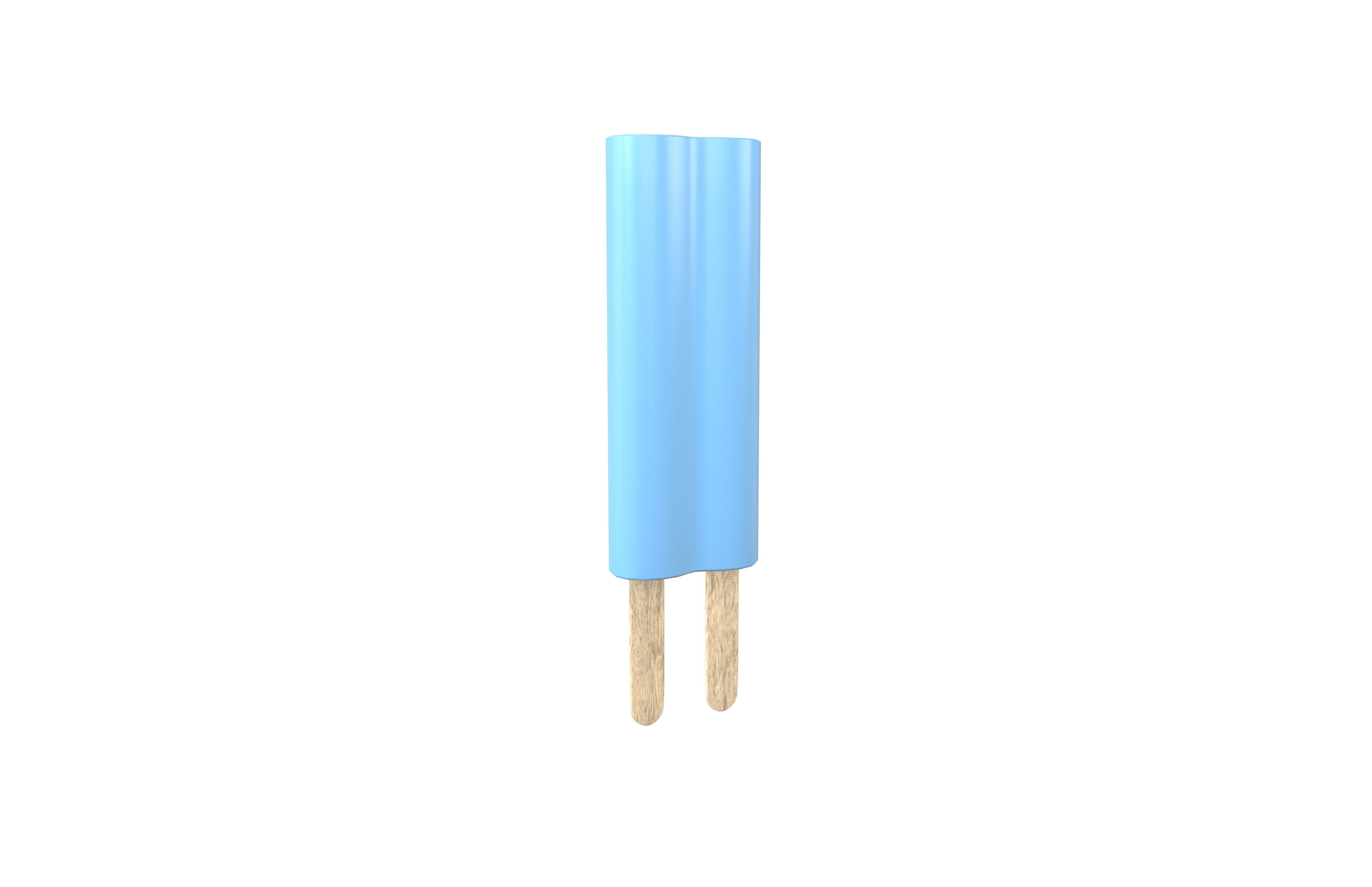 Double Popsicle v1 003 Low-poly 3D model_1
