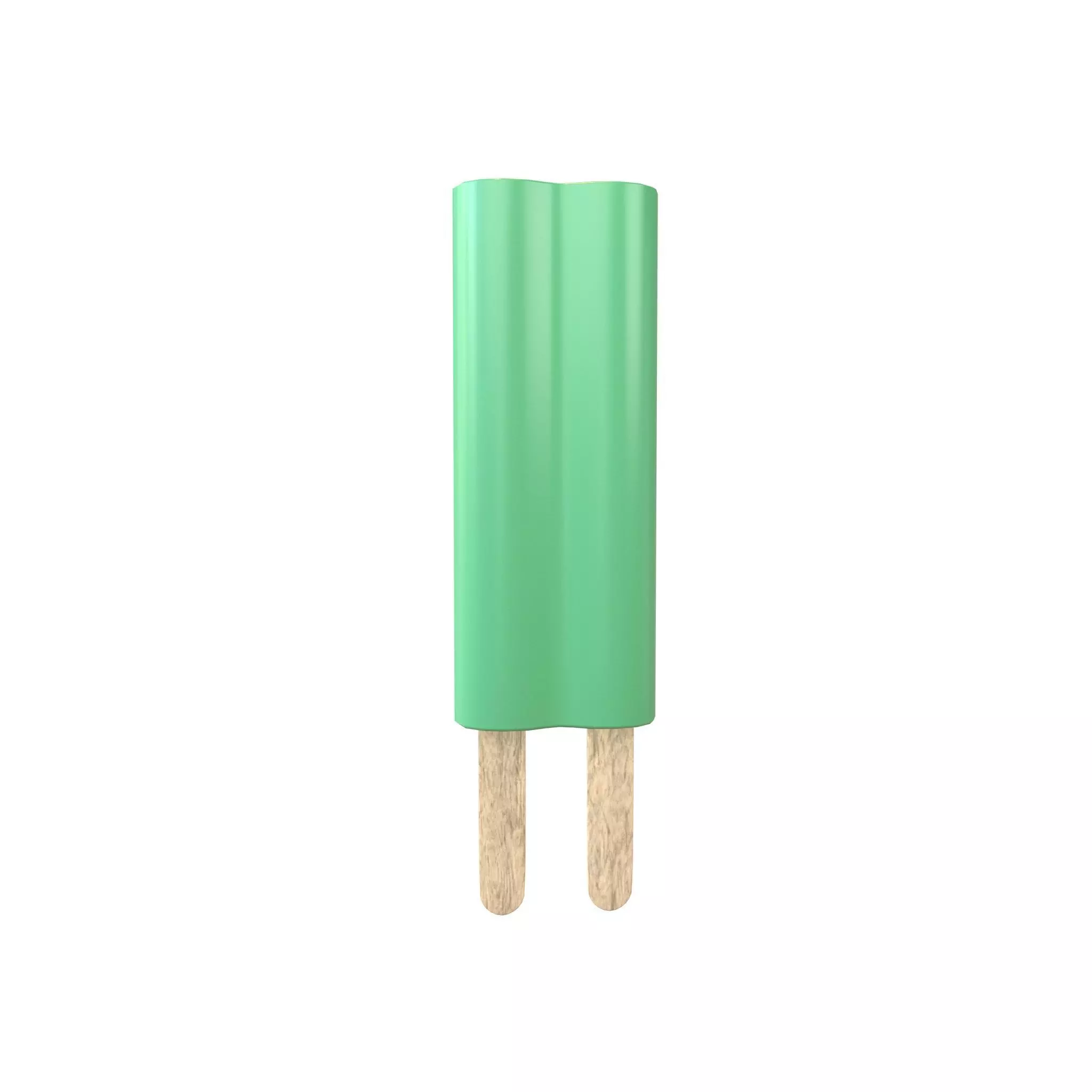 Double Popsicle v1 004 Low-poly 3D model_0