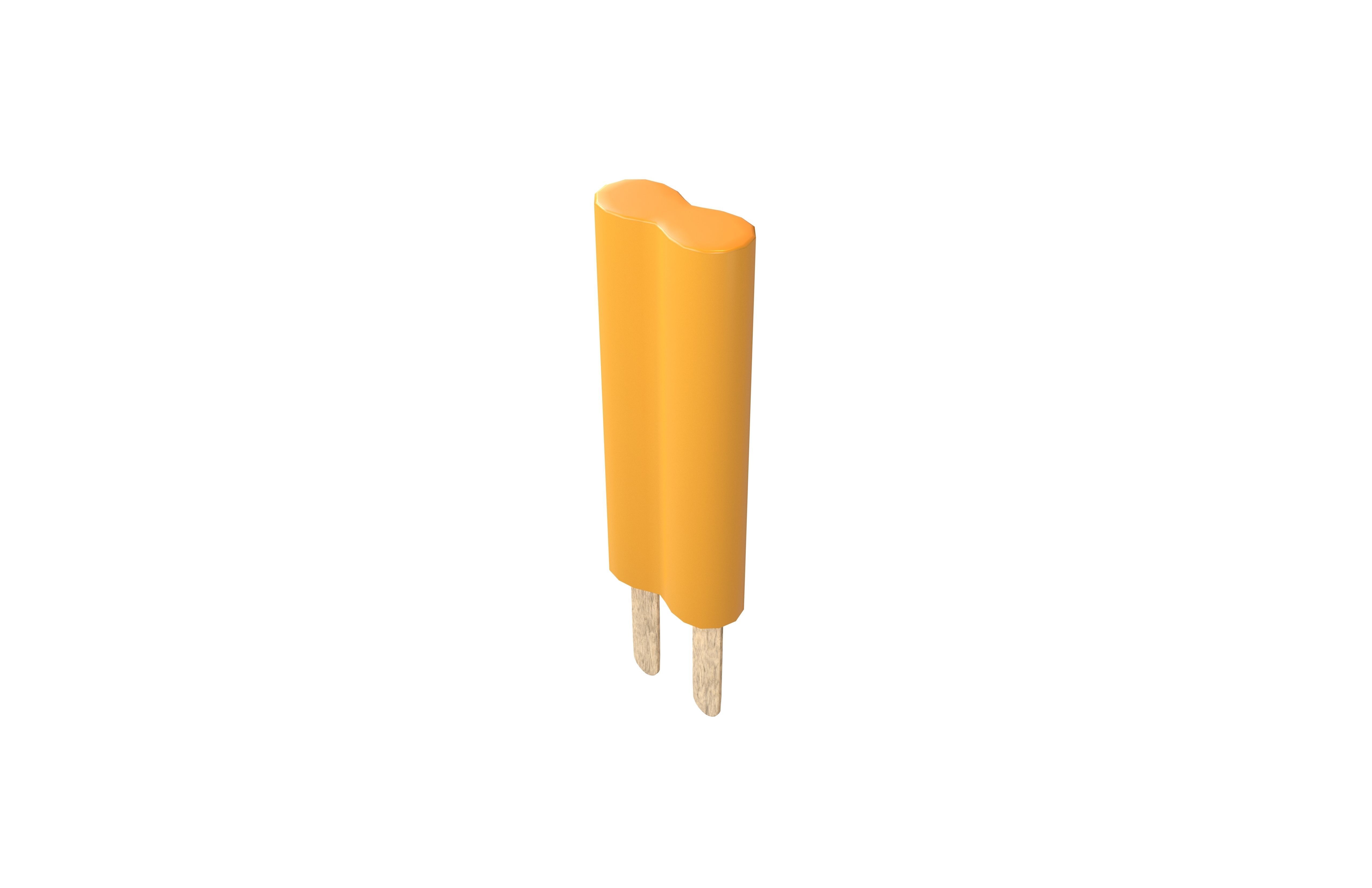 Double Popsicle v1 006 Low-poly 3D model_2