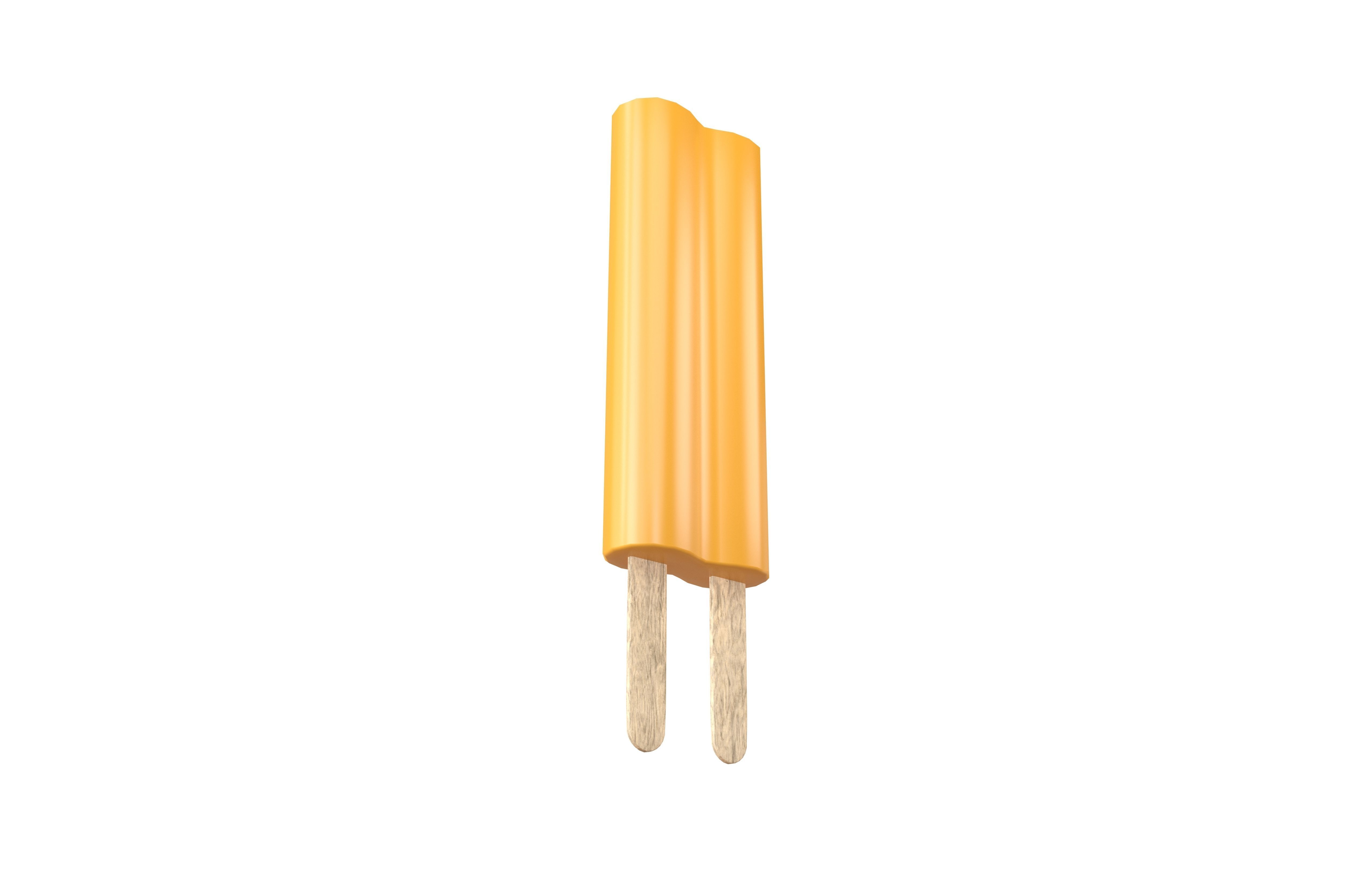 Double Popsicle v1 006 Low-poly 3D model_3