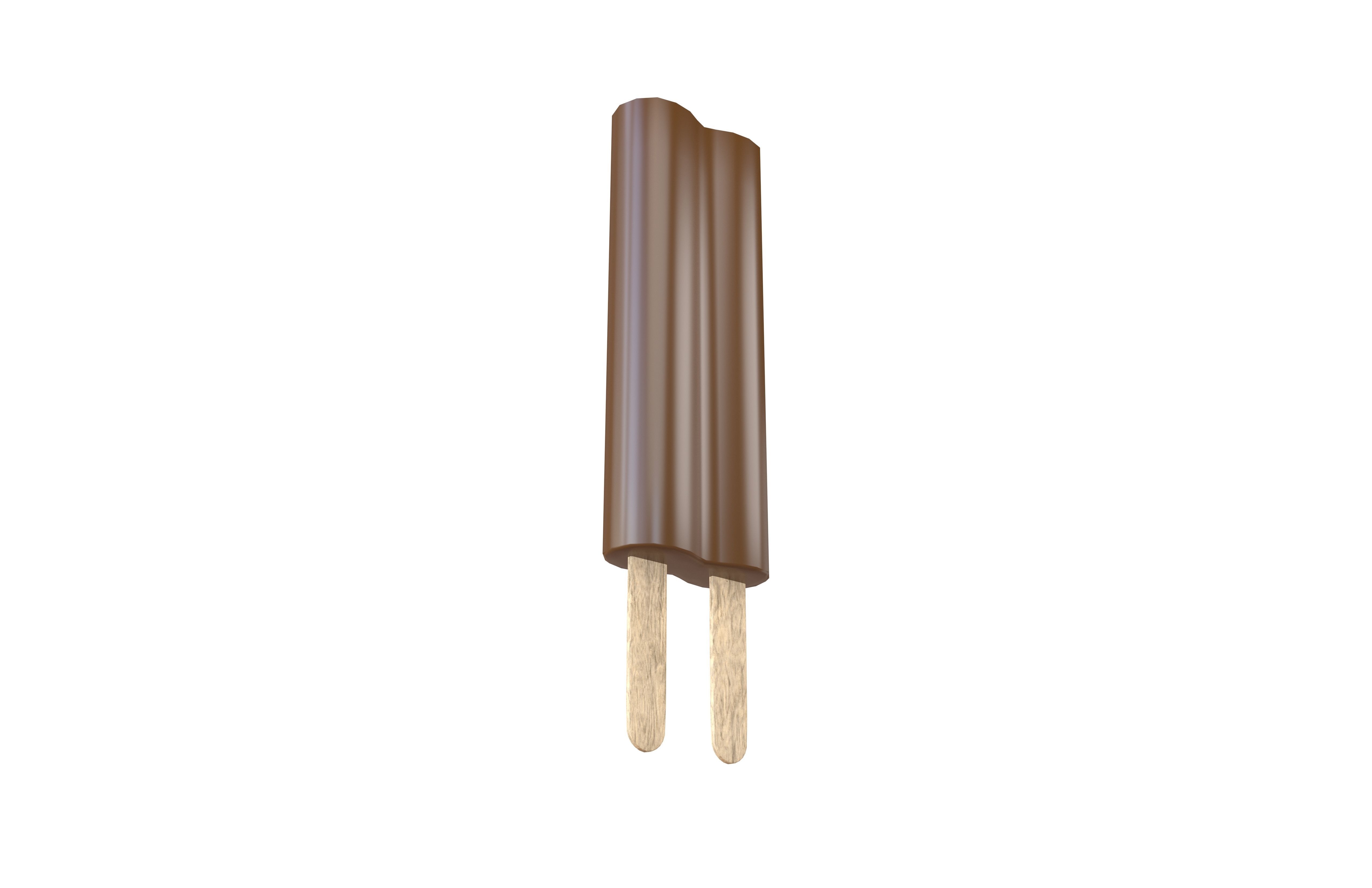 Double Popsicle v1 008 Low-poly 3D model_3