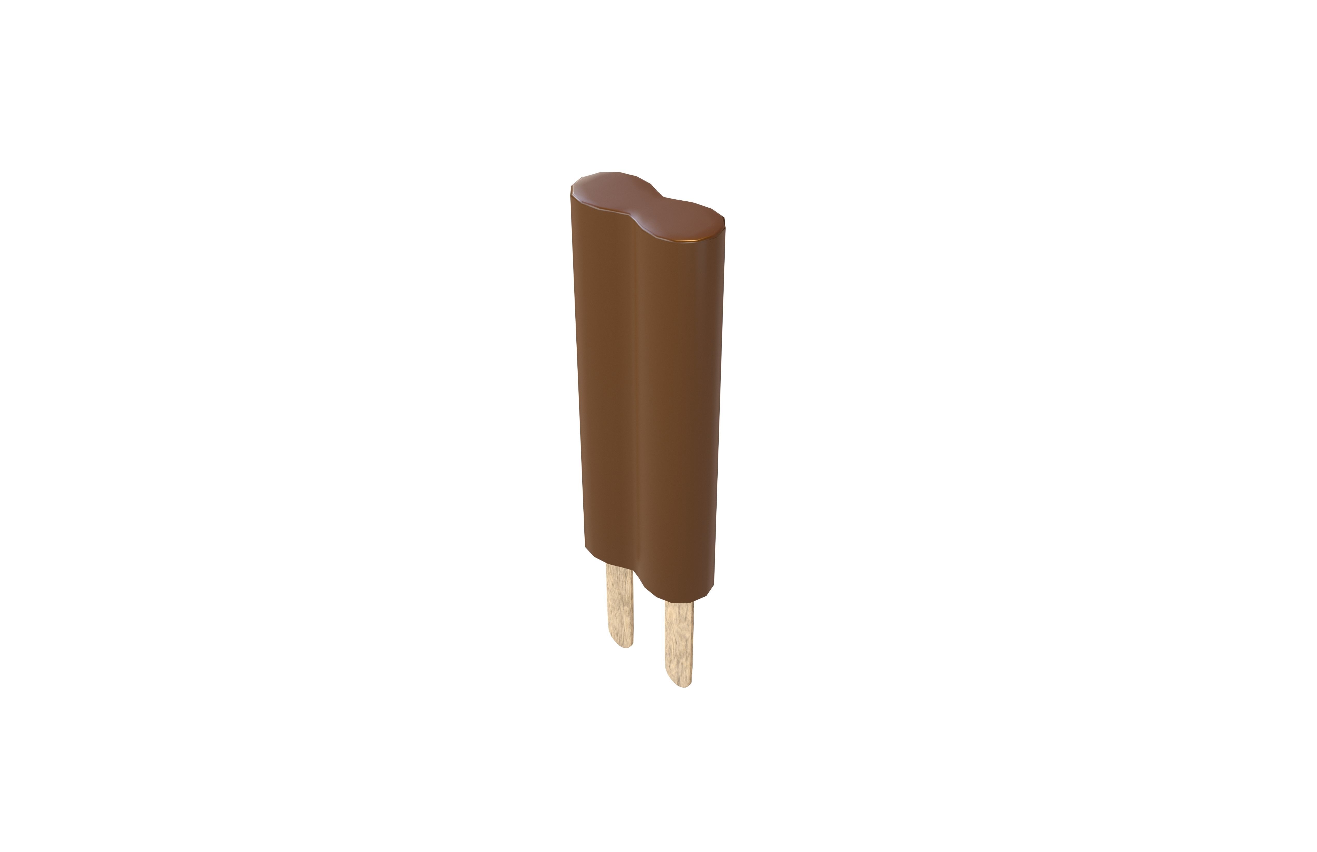 Double Popsicle v1 008 Low-poly 3D model_2