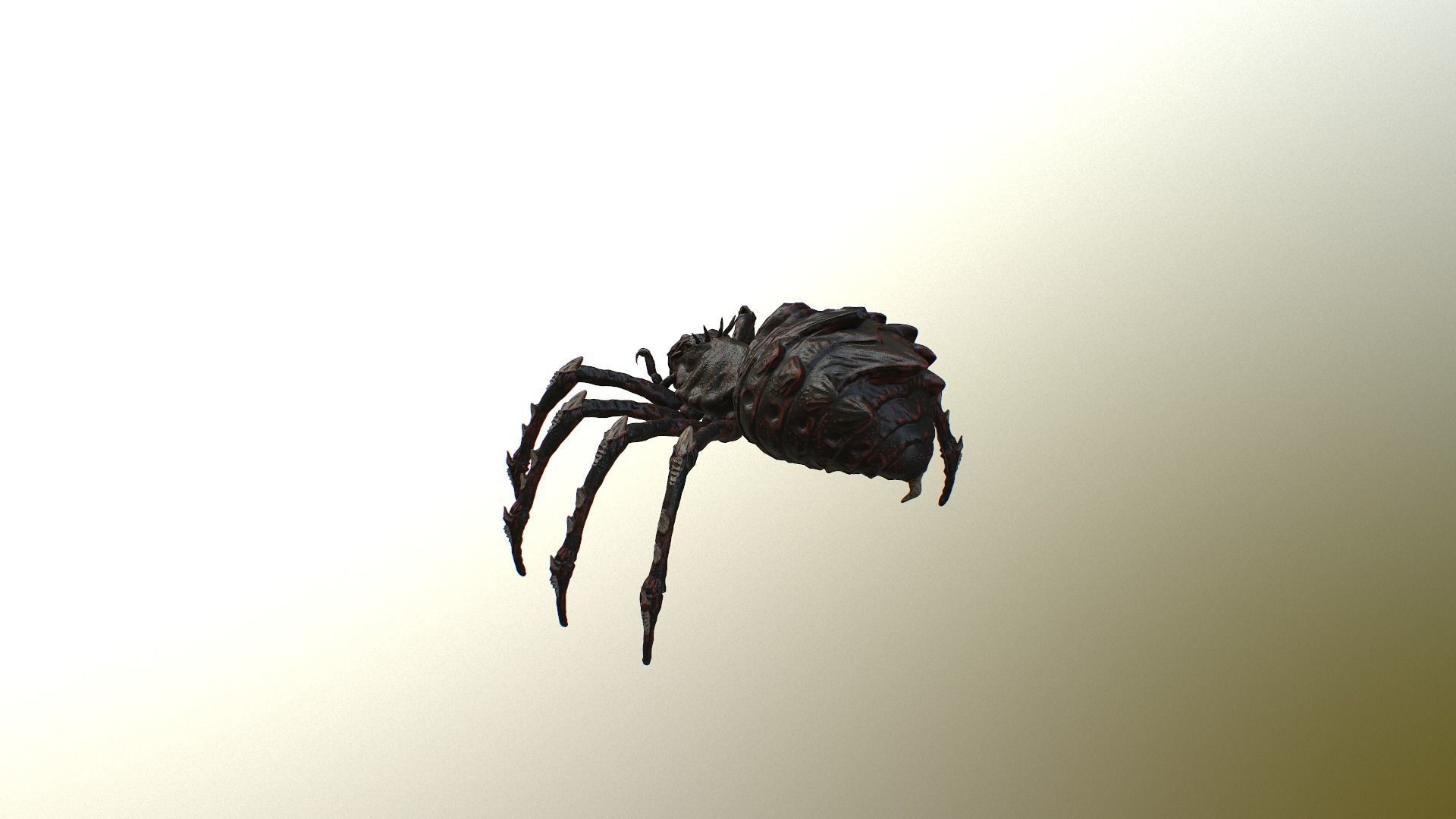 Spider Warrior Low-poly 3D model_30