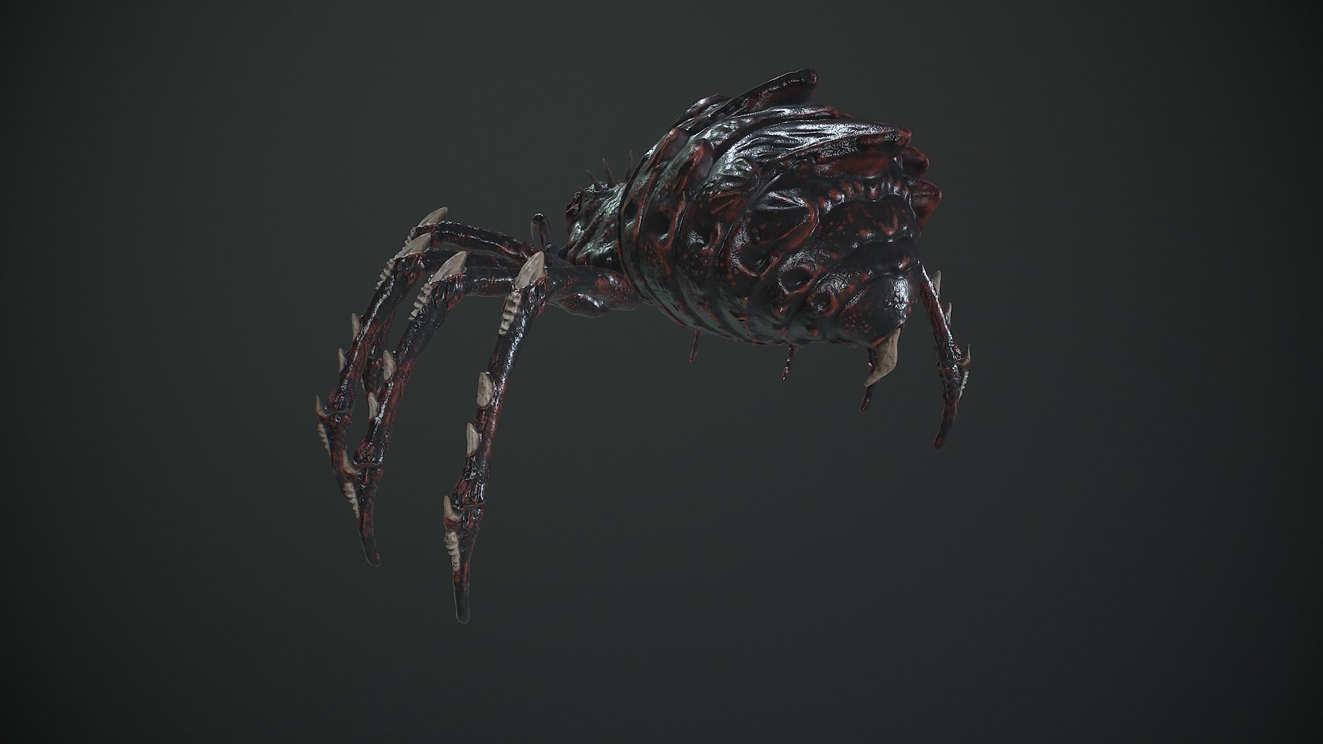 Spider Warrior Low-poly 3D model_8