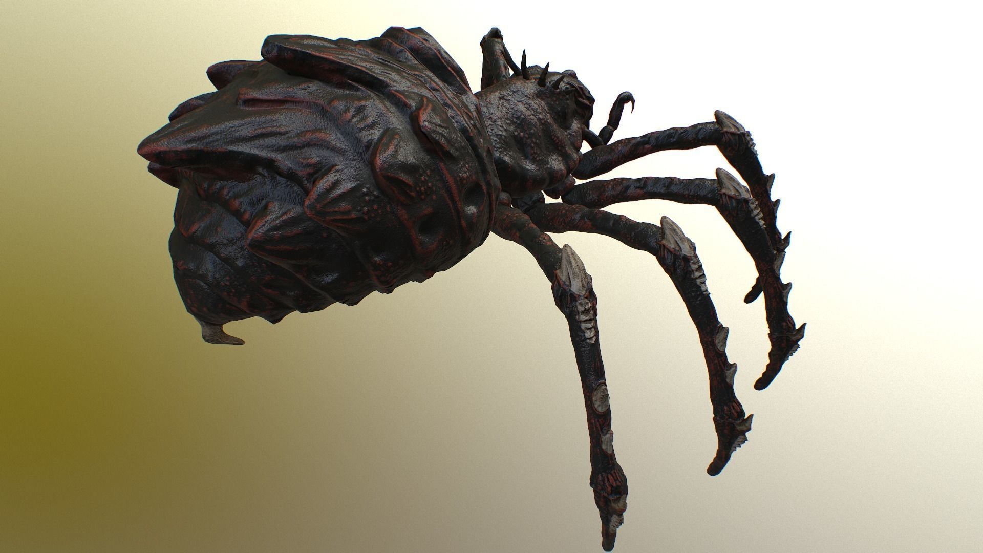 Spider Warrior Low-poly 3D model_25