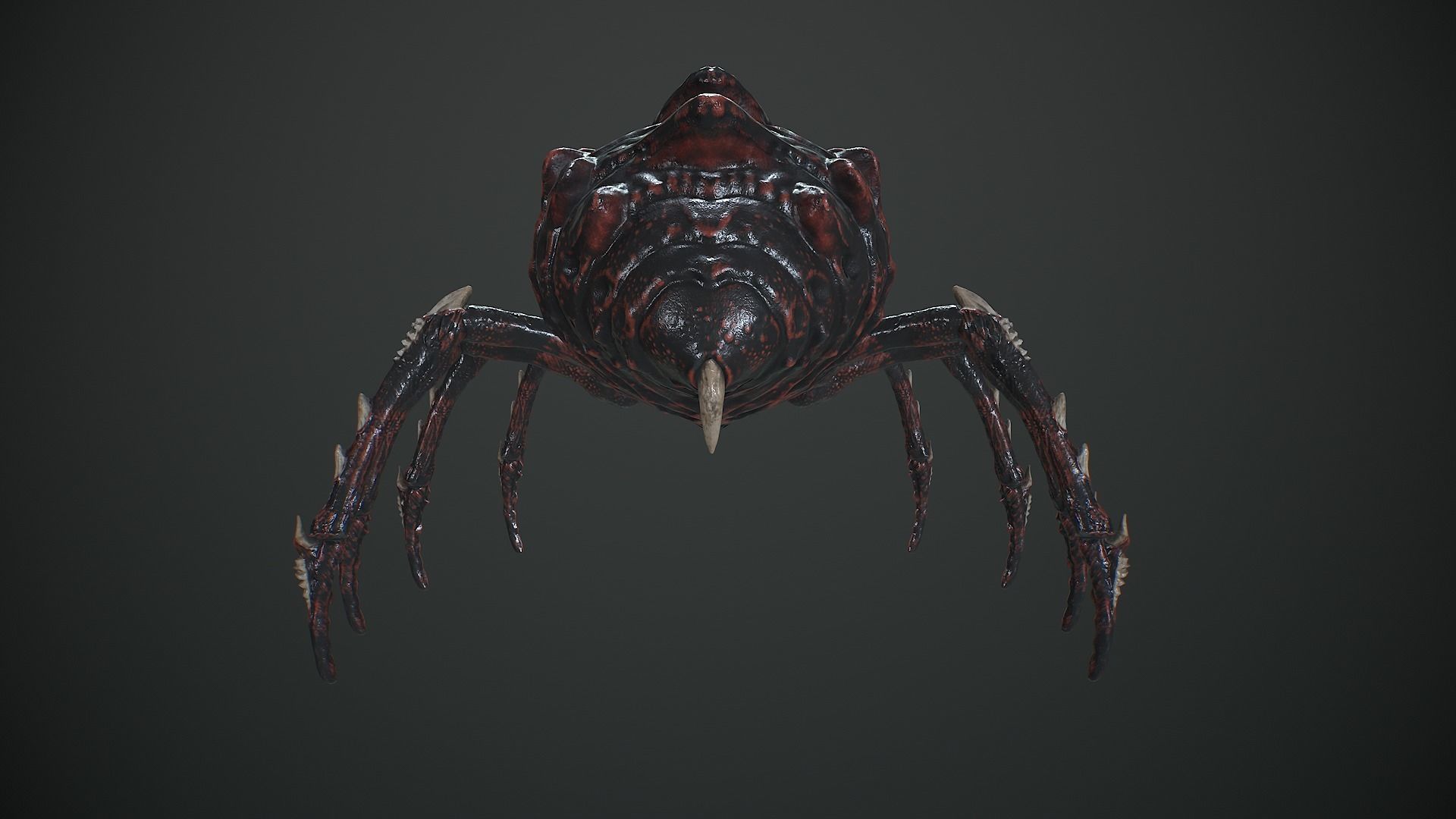 Spider Warrior Low-poly 3D model_4