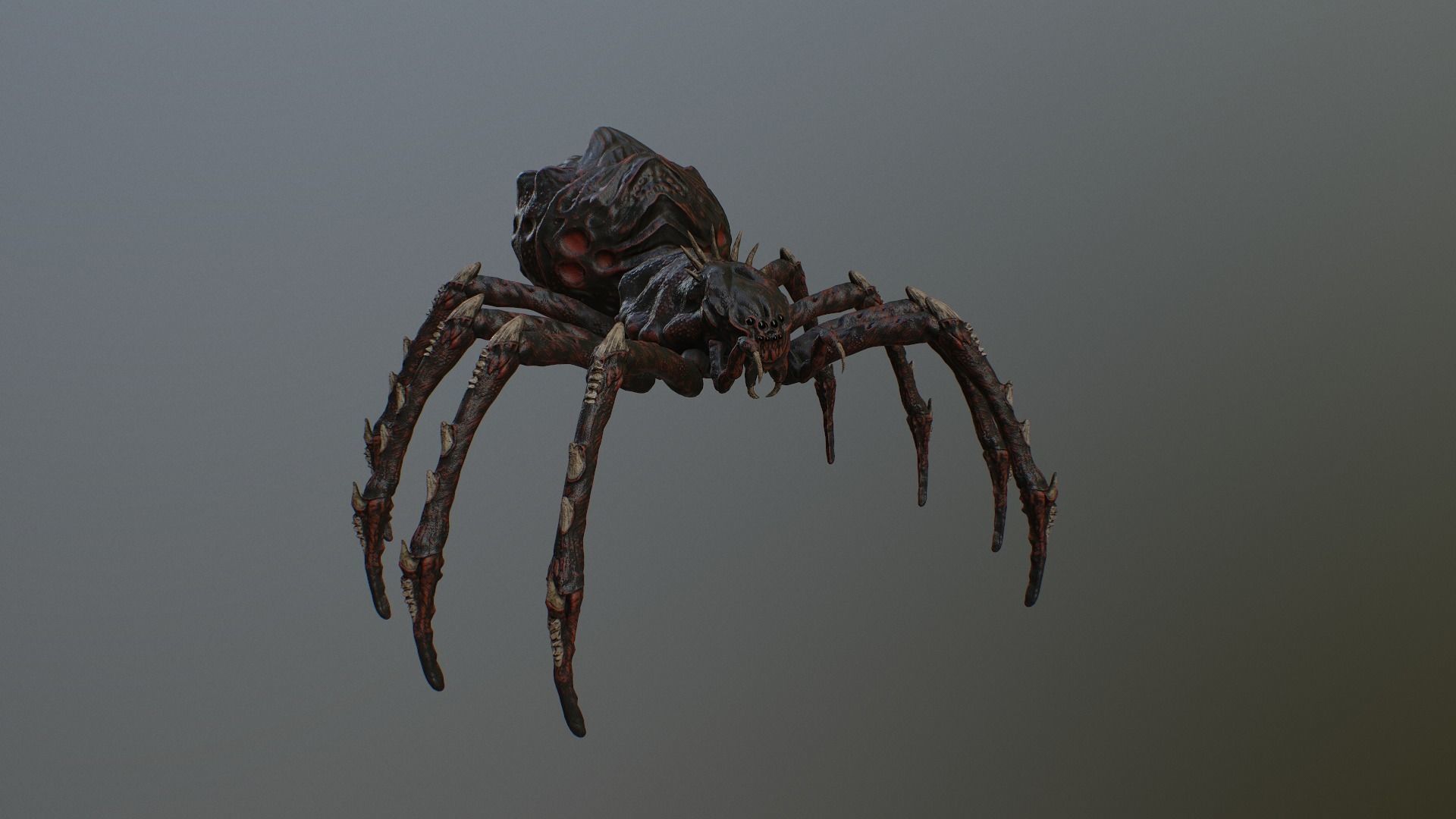 Spider Warrior Low-poly 3D model_12