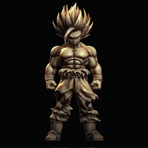 Final Gohan 3D print model_2