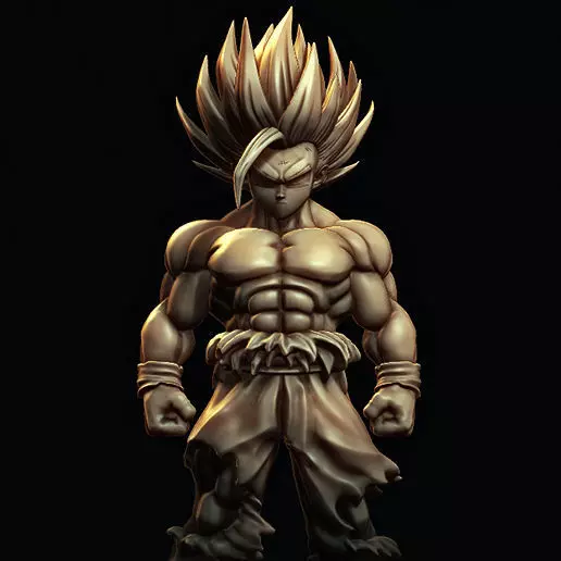 Final Gohan 3D print model_0