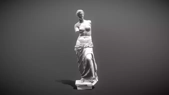Venus de Milo Low-poly 3D model