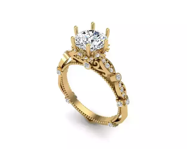 Solitaire ring