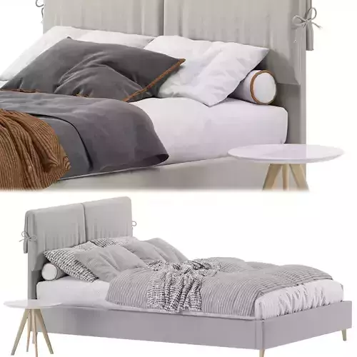 Bed Siteno Minced 140 Barhat Beige 