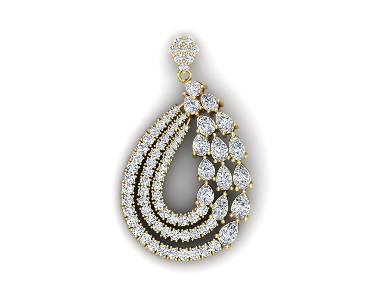 Pendant 0057 3D print model_9