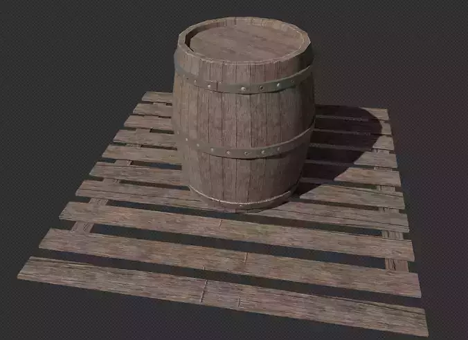 wooden barell free 