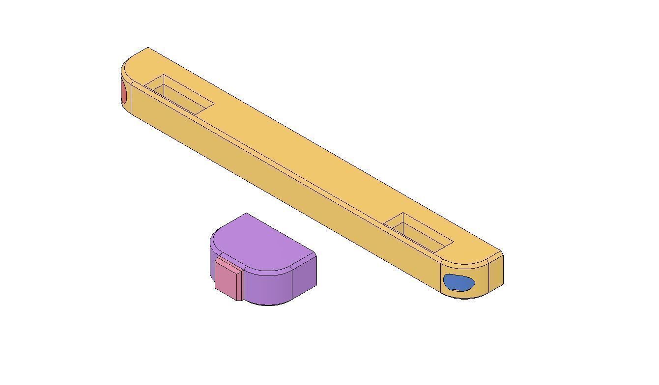 Panniers storage set for Yamaha Tracer 9 2021- 3D print model_1