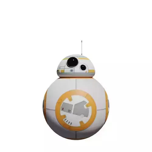 The robot model from Star Wars Bb-8 3D model